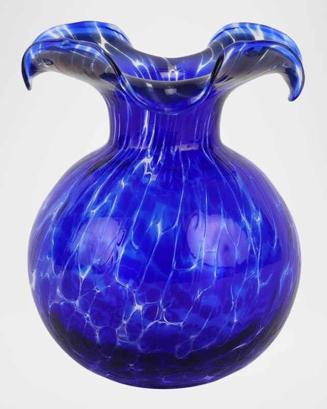 Hibiscus Glass Tortoiseshell Bud Vase